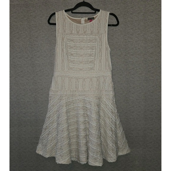 Vince Camuto Dresses & Skirts - Vince Camuto Lace Mini Dress Women's Medium Sleeveless Fit & Flare Anthropologie